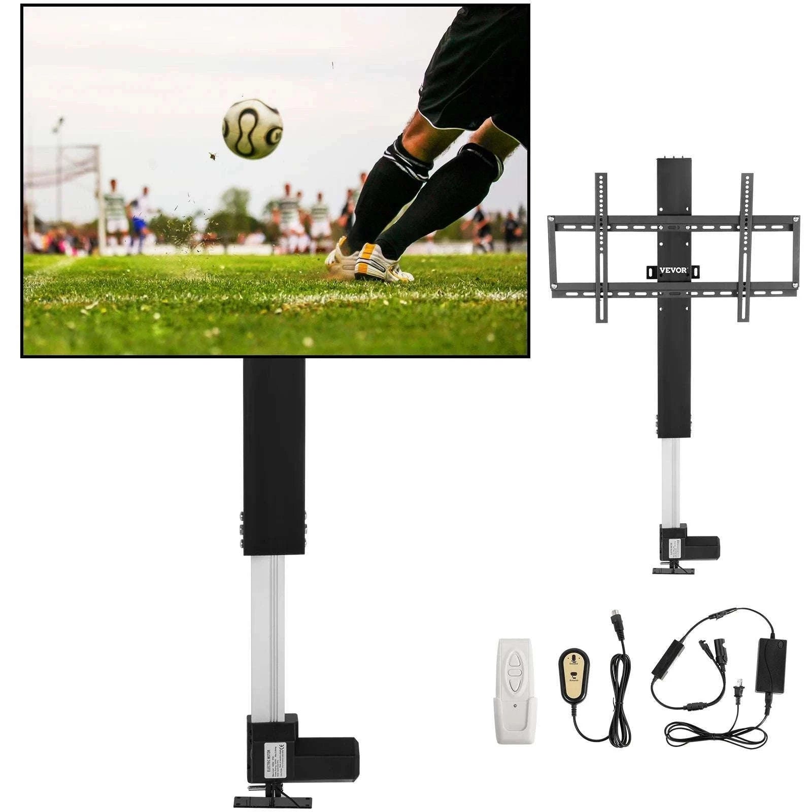 Motorized TV Lift Stand with Remote, Adjustable Height 42.3"–73.8"-20in 500mm Stroke / other / spain