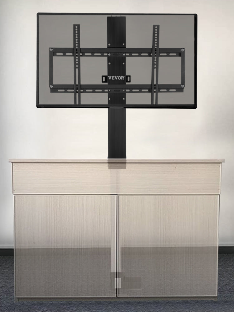 Motorized TV Lift Stand with Remote, Adjustable Height 42.3"–73.8"