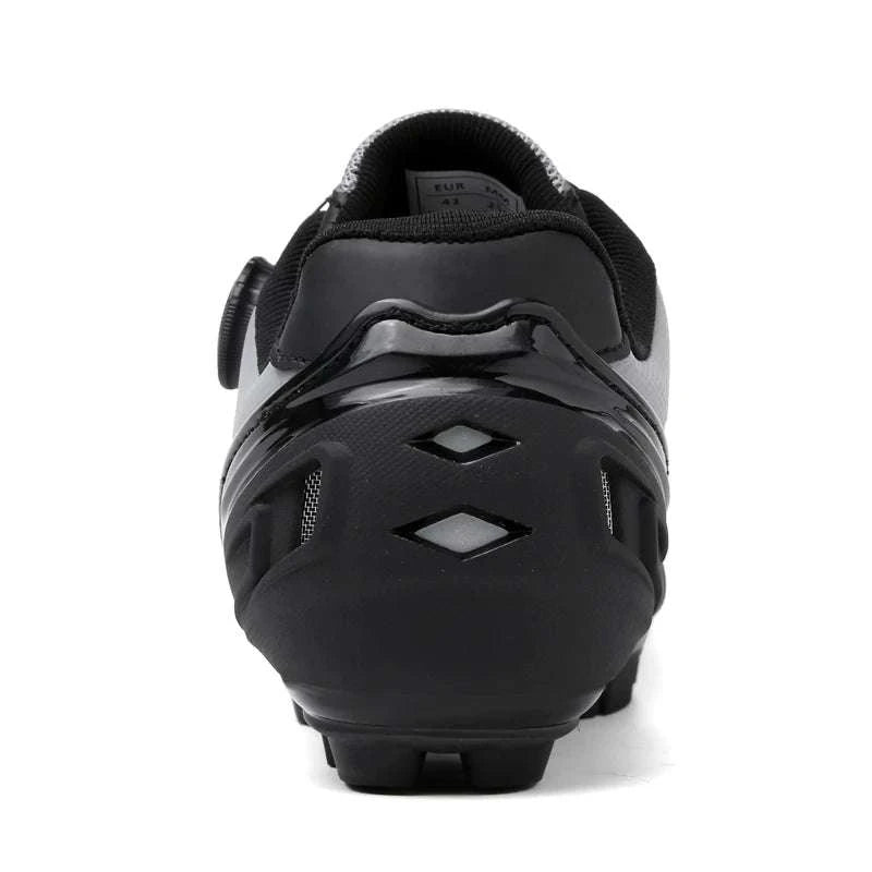 Mountain Bike Cycling Shoes Breathable Lace-Up MTB Sneakers-GreyMTB / 37