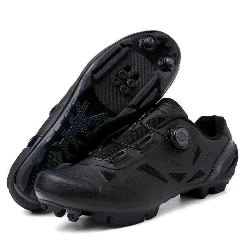 Mountain Bike Cycling Shoes Breathable Lace-Up MTB Sneakers-GreyMTB / 37