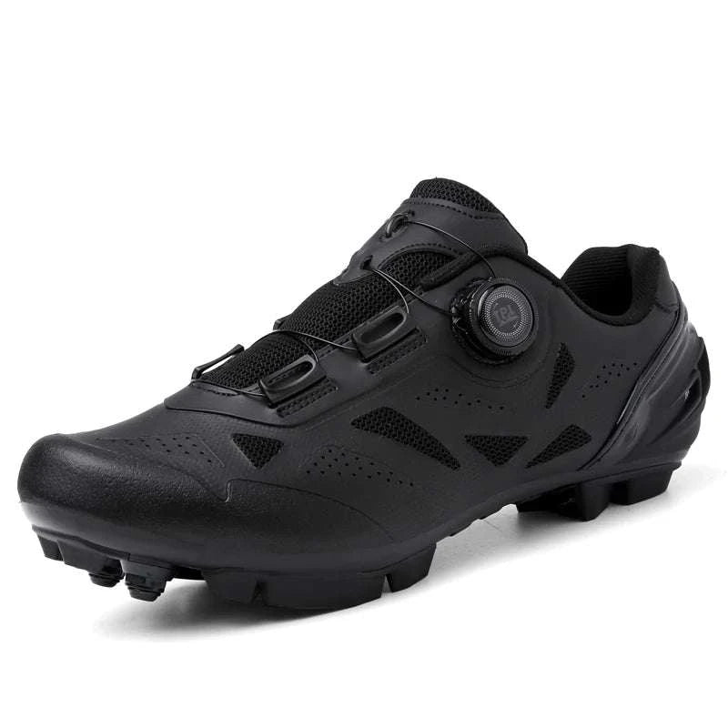 Mountain Bike Cycling Shoes Breathable Lace-Up MTB Sneakers-GreyMTB / 37