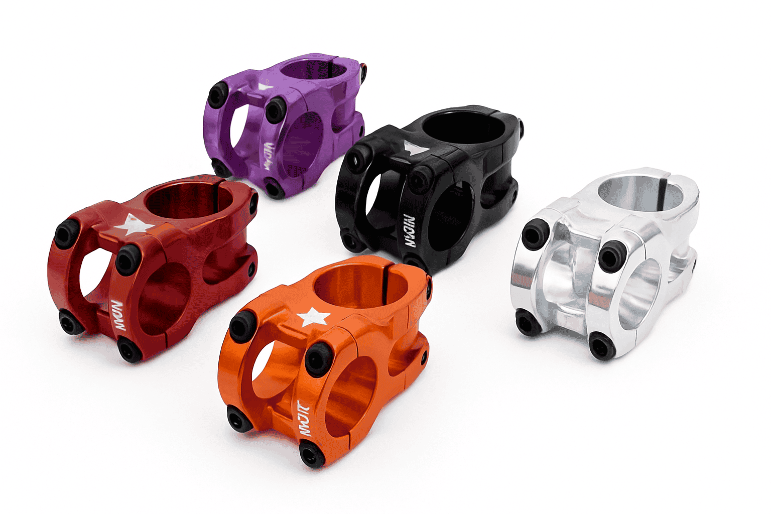 Mountain Bike Power Stem 35mm for 31.8mm Handlebars-XD33Silver