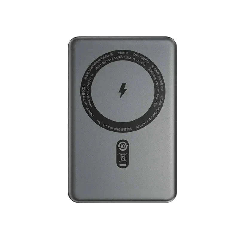 MOVESPEED S10 Magnetic 10000mAh Power Bank for Fast Charging-Gray / 10000mAh / spain