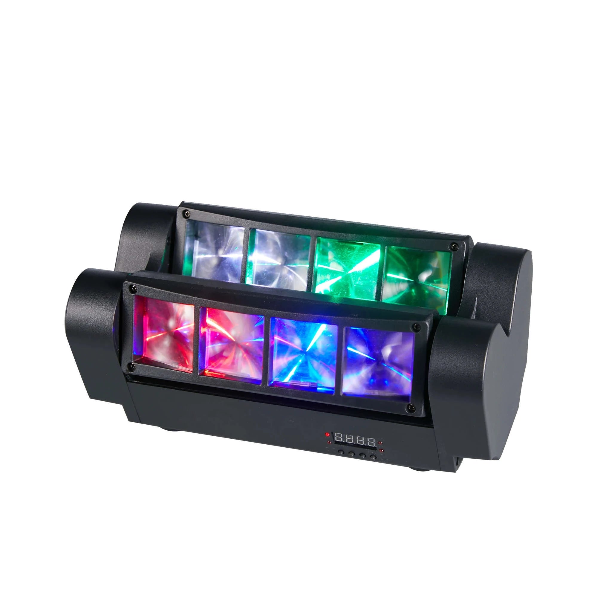 Moving Head DJ Lights LED Spider 80W RGBW Stage Effect Light-black / spain / EU Plug
