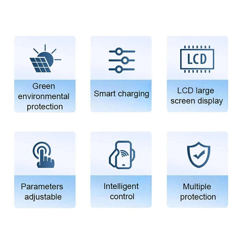 MPPT Solar Panel Charge Controller with Bluetooth and USB-Only bluetooth / 30A