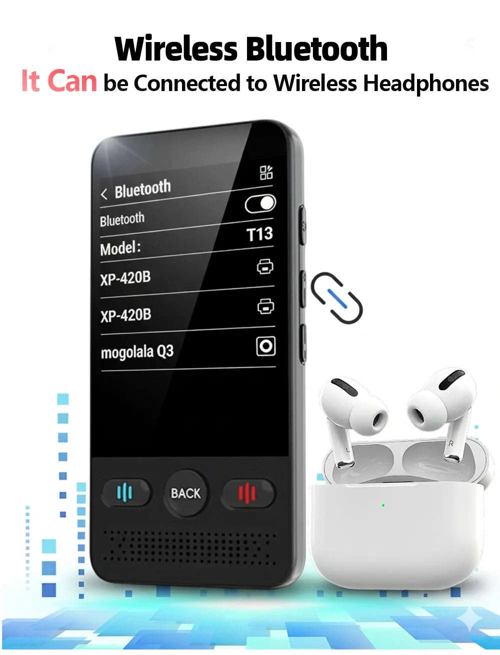 MSAI T13 AI Translator with 160-Language Support-T13