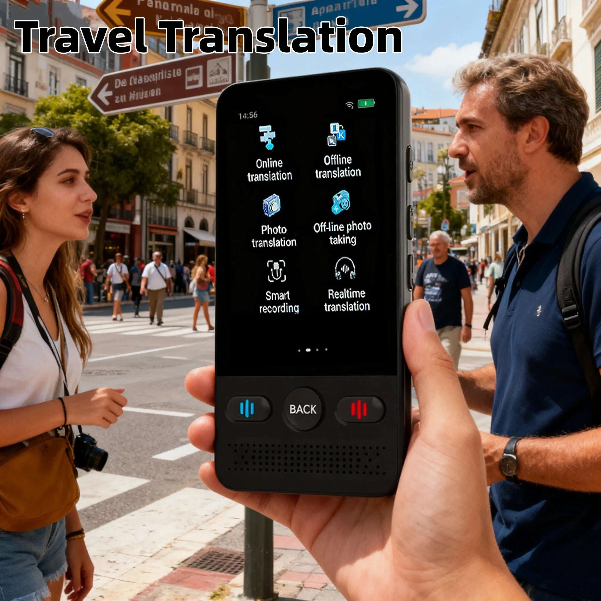 MSAI T13 AI Translator with 160-Language Support-T13
