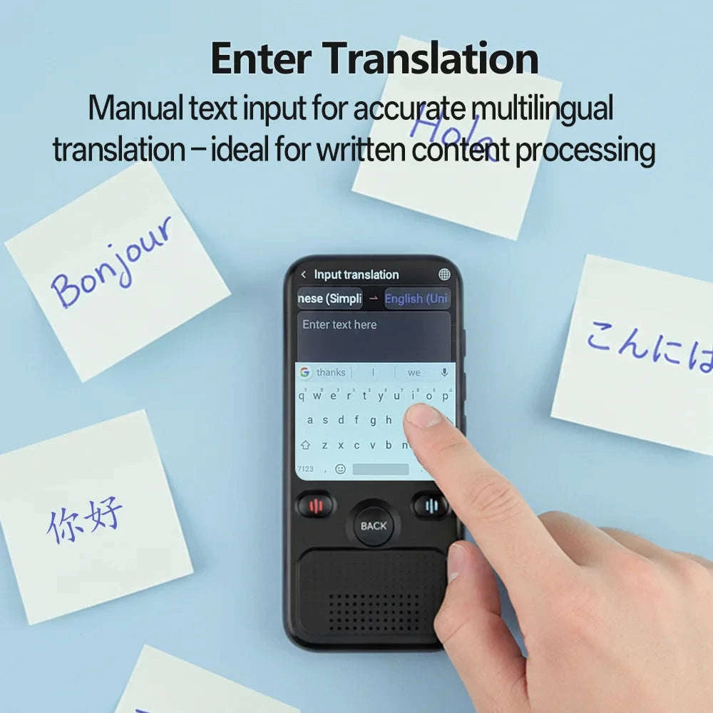 MSAI T20 160‑Language Translator with Camera and Real‑Time Voice Translation-T20