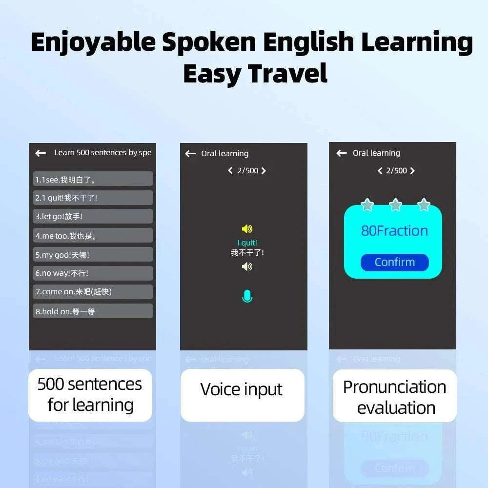 MSAI T20 160-Language Translator with Camera and Voice-T20