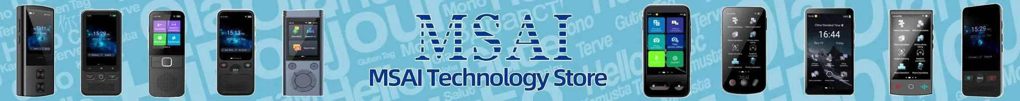 MSAI T20 160-Language Translator with Camera and Voice-T20