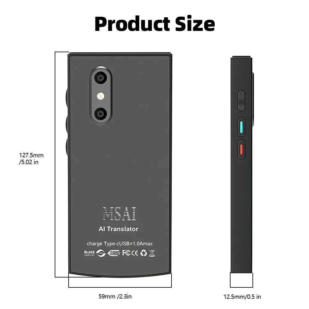 MSAI T26 160 Languages Voice Translator Online Photo 75 Languages Audio Translate 115 Offline Real Time Translation for Travel-T26