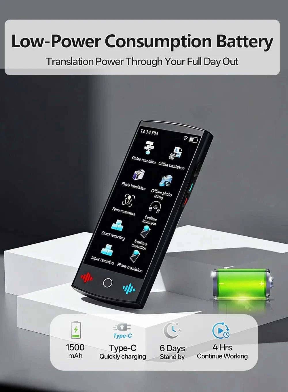 MSAI T26 160 Languages Voice Translator Online Photo 75 Languages Audio Translate 115 Offline Real Time Translation for Travel-T26