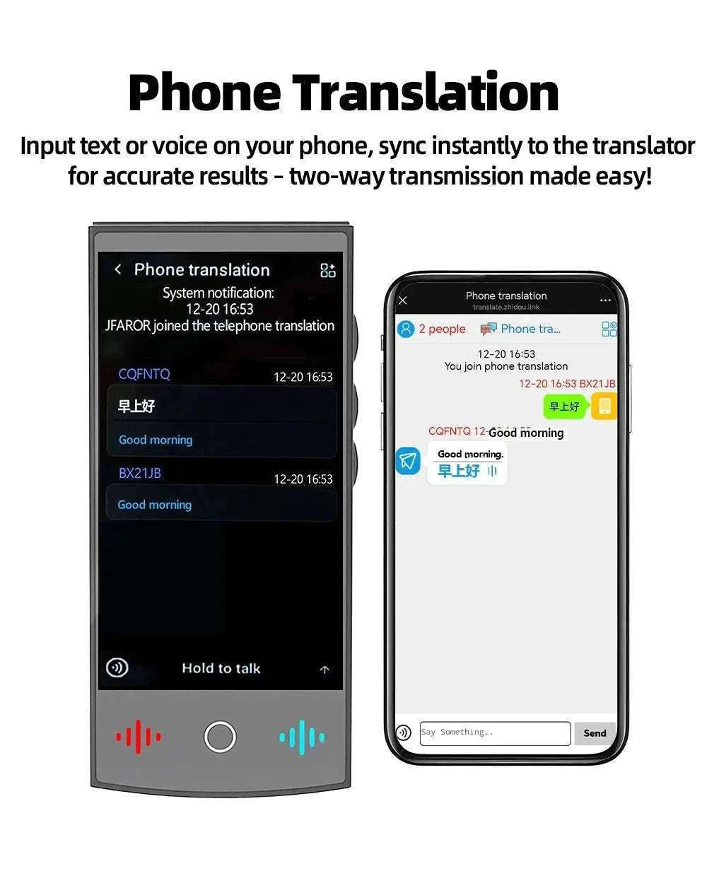 MSAI T26 Voice Translator for Travel and Cross-Language Chat-T26