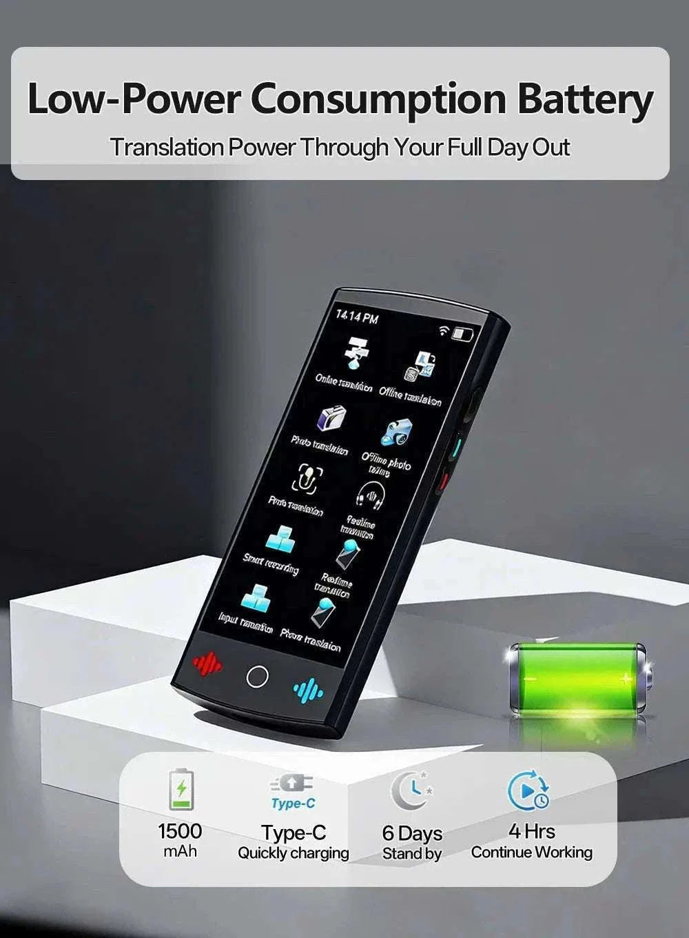 MSAI T26 Voice Translator for Travel and Cross-Language Chat-T26
