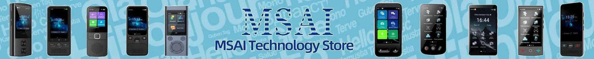 MSAI T26 Voice Translator for Travel and Cross-Language Chat-T26