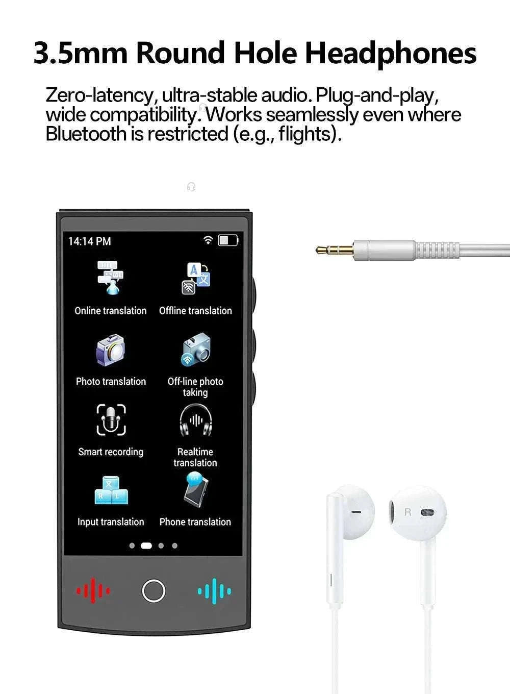 MSAI T26 Voice Translator for Travel and Cross-Language Chat-T26