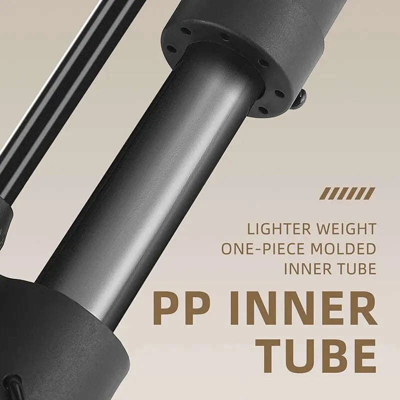 MTB Bicycle Pump 80 PSI Manual Floor Inflator-black