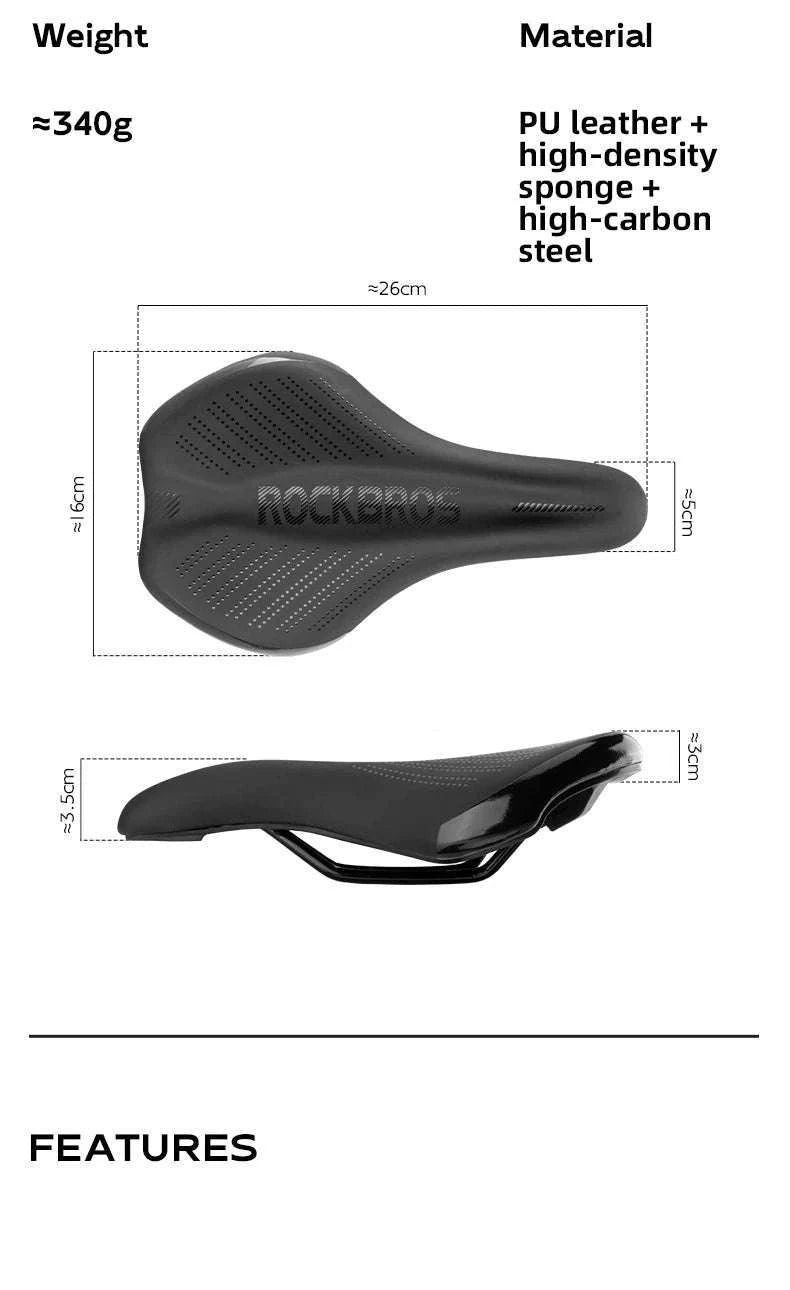 MTB Bike Saddle with Comfort Shock Absorption-380007001