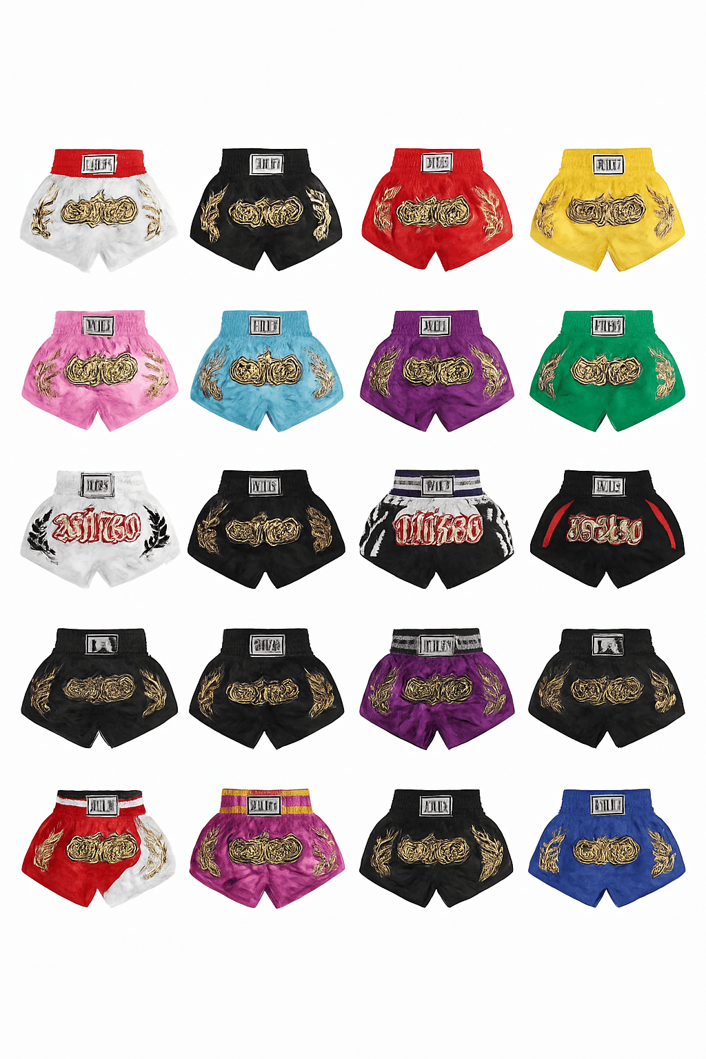 Muay Thai Training Shorts for Fast, Unrestricted Movement-A152 / M