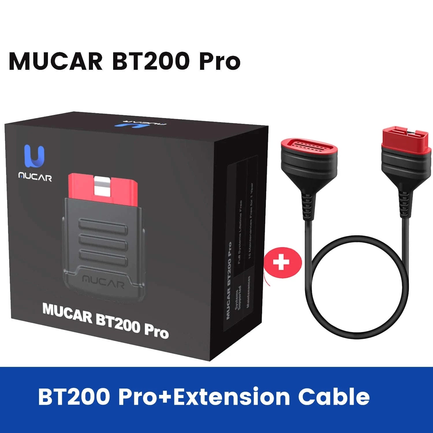 MUCAR BT200/BT200 Pro OBD2 Diagnostic Scanner for All Cars-BT200 Pro / Russian Federation