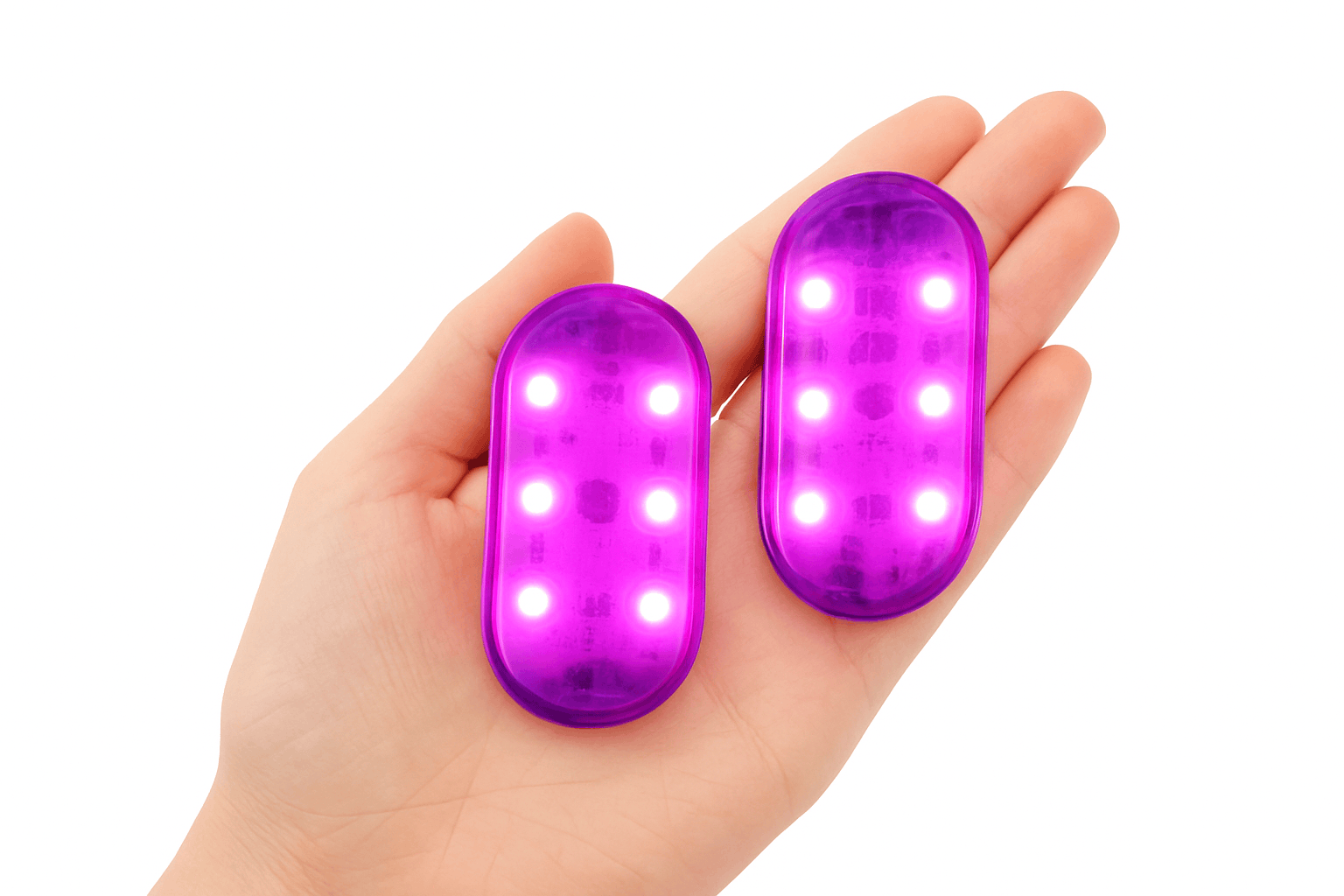 Multi-Color Wireless LED Car Light for Interior Mood Lighting-Ice Blue