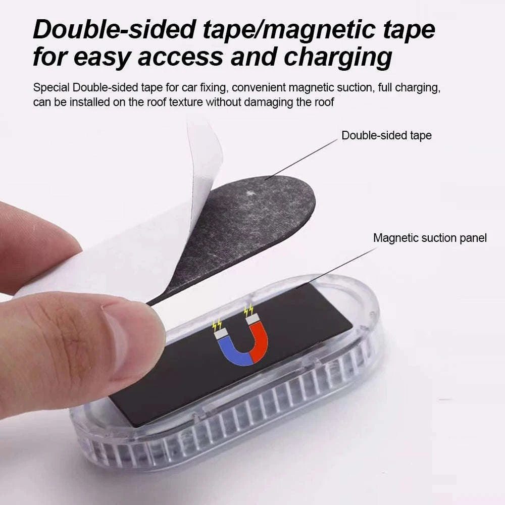 Multi-Color Wireless LED Car Light-Ice Blue