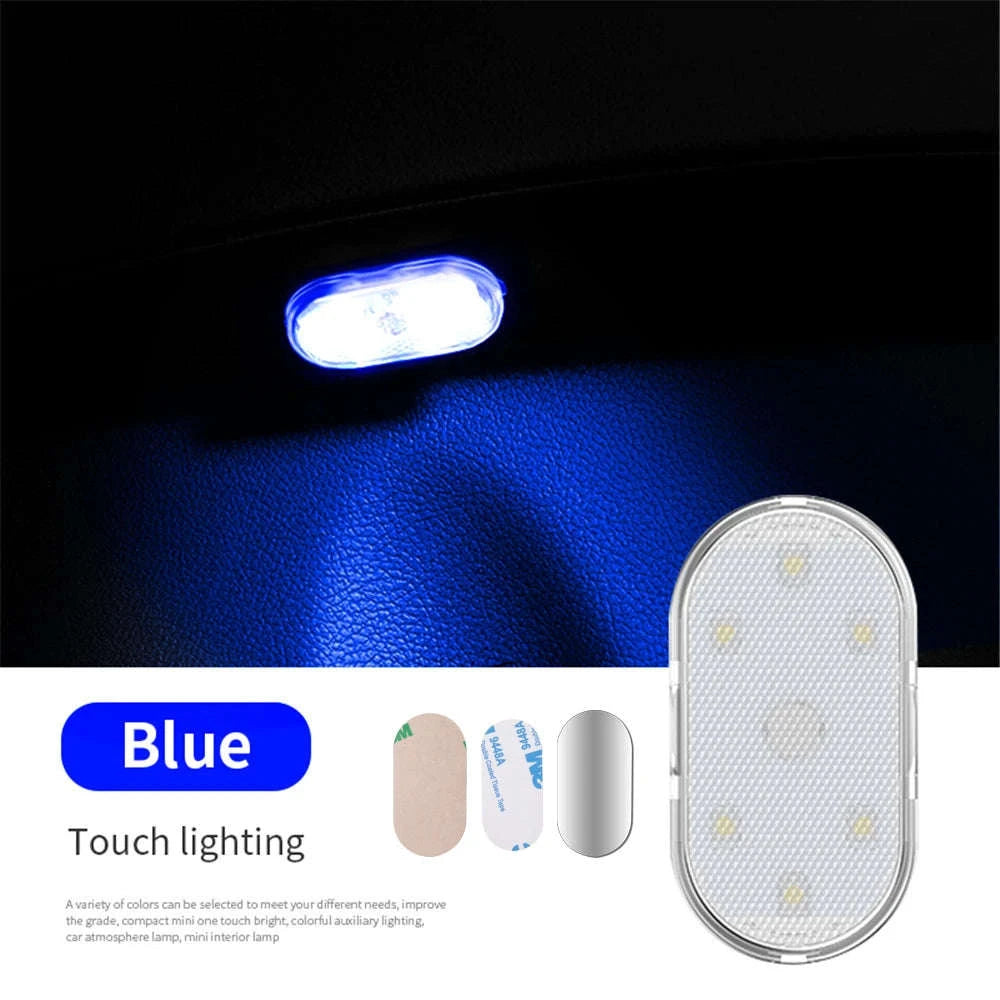 Multi-Color Wireless LED Car Light-Ice Blue