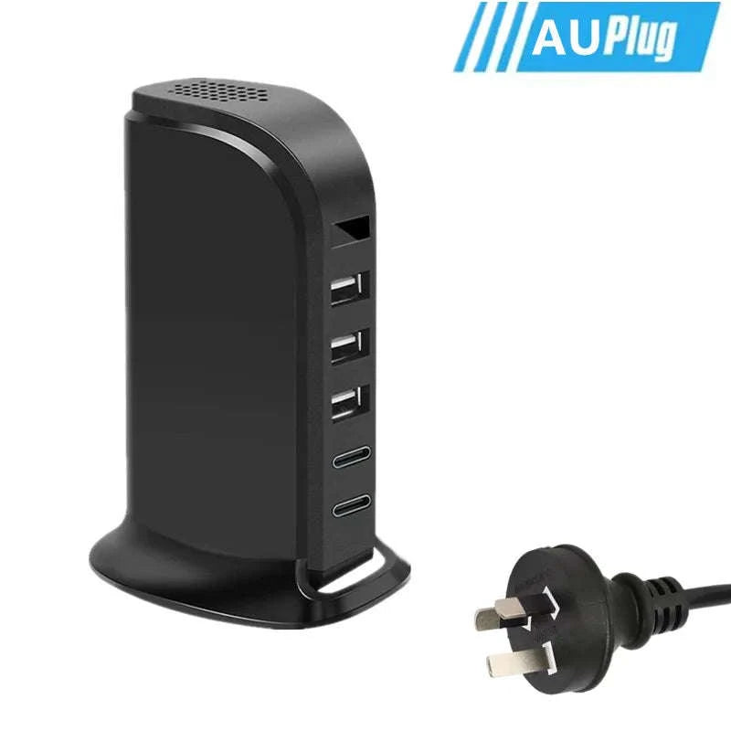 Multi‑Function WiFi Power Strip with HD Security Camera-EU plug / Add 128GB card
