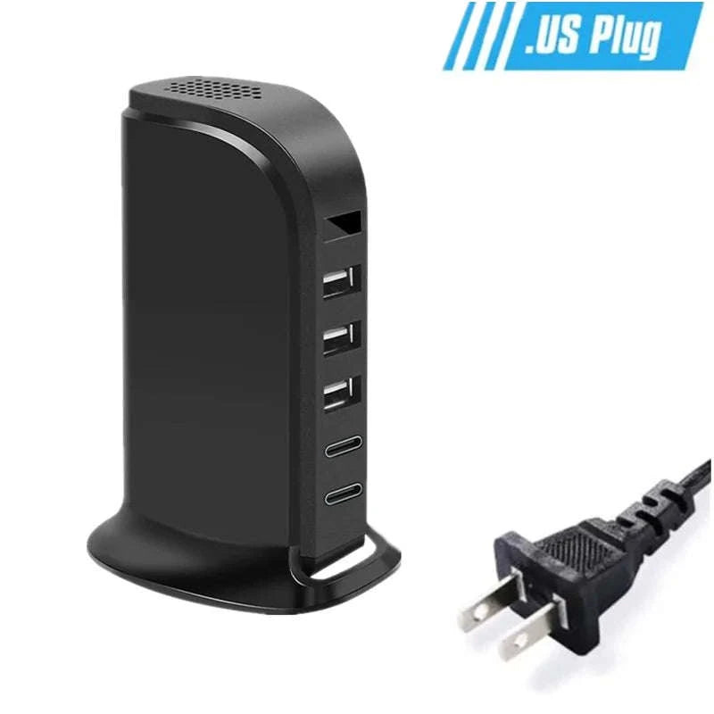 Multi‑Function WiFi Power Strip with HD Security Camera-EU plug / Add 128GB card