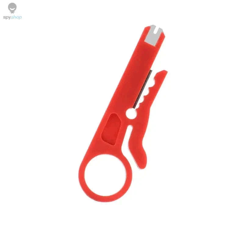Multi-Function Wire Stripping Tool for Clean Cable Work-Yellow