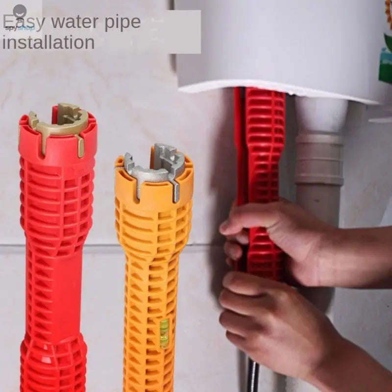 Multi-Functional Sanitary Wrench – Versatile Plumbing Tool for Tight Spaces-Red