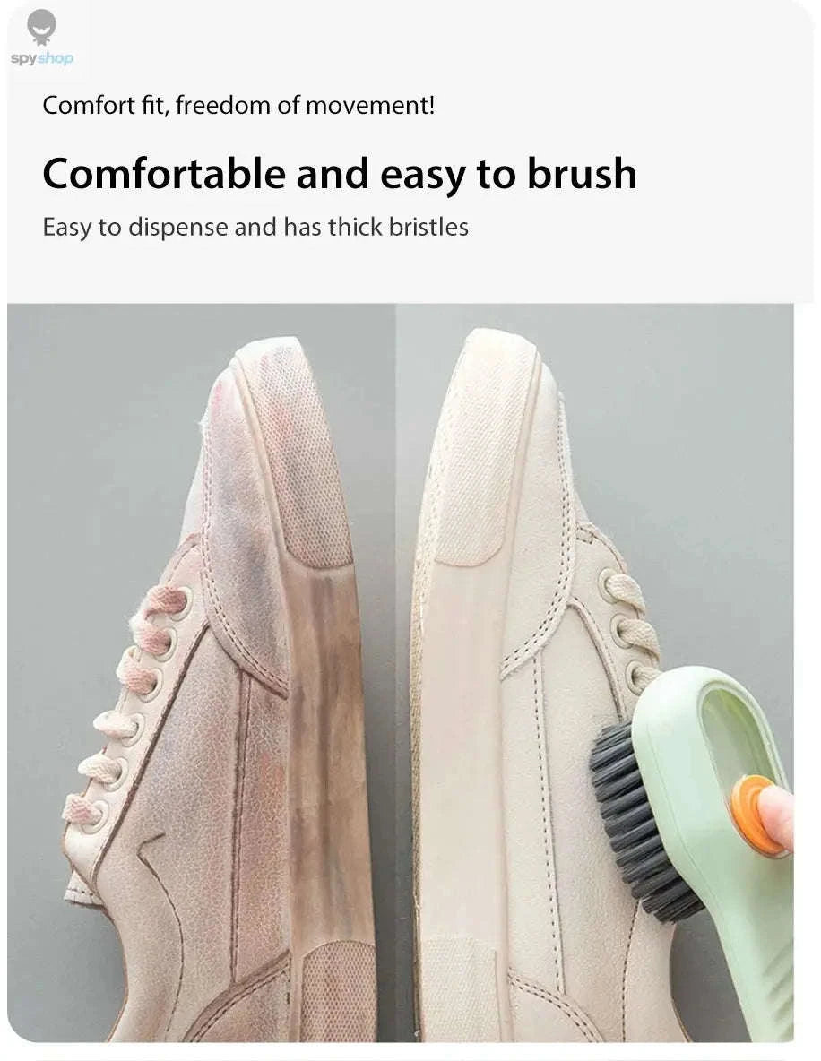 Multi Functional Shoe Brush-White