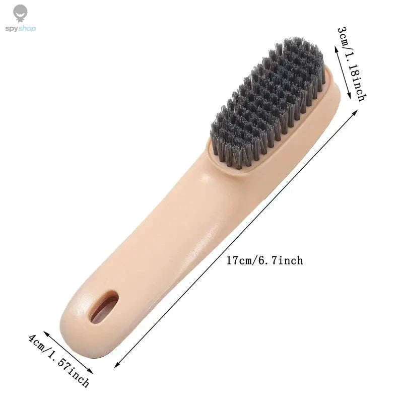 Multi-Functional Shoe Cleaning Brush for Shoes and Fabrics-Red-4pcs