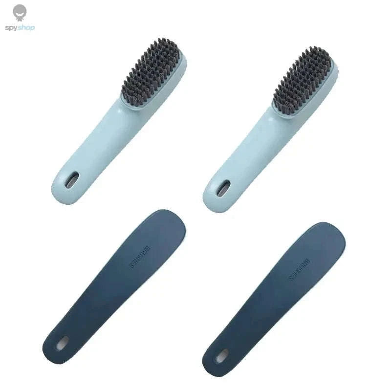 Multi‑Functional Shoe Cleaning Brush-Red-4pcs