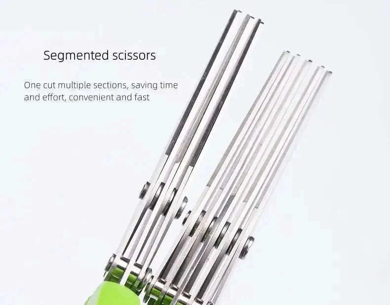 Multi-Functional Stainless Steel Kitchen Scissors for Faster Prep-5 Layers