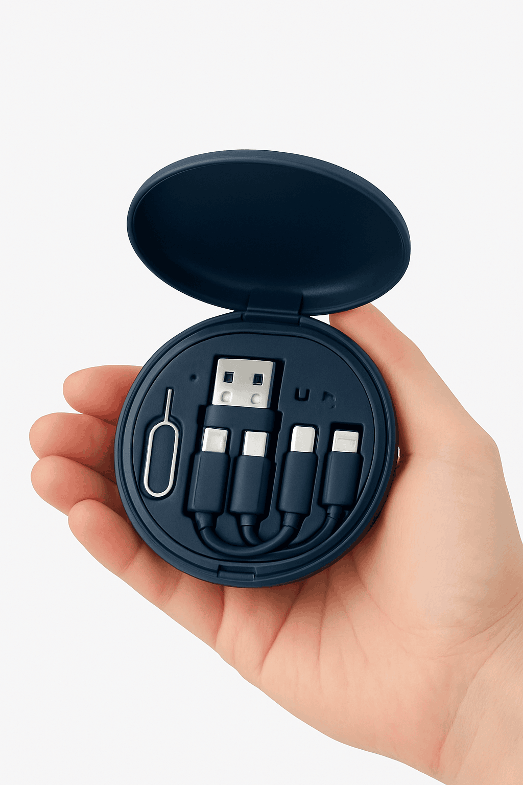 Multi USB Charging Adapter Cable Kit with 65W Fast Charging-black