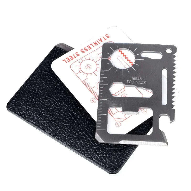 Multifunction EDC Credit Card Knife with Beer Opener-Default Title