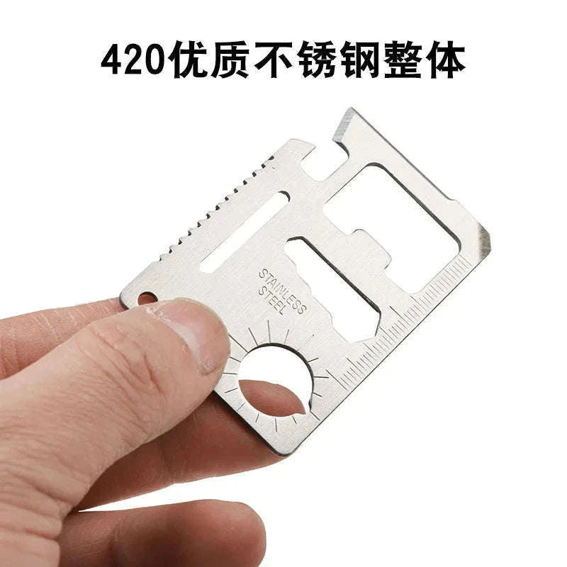 Multifunction EDC Credit Card Knife with Beer Opener-Default Title
