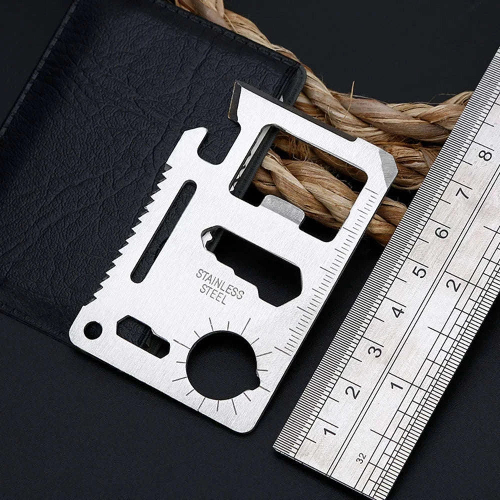 Multifunction EDC Credit Card Knife with Beer Opener-Default Title