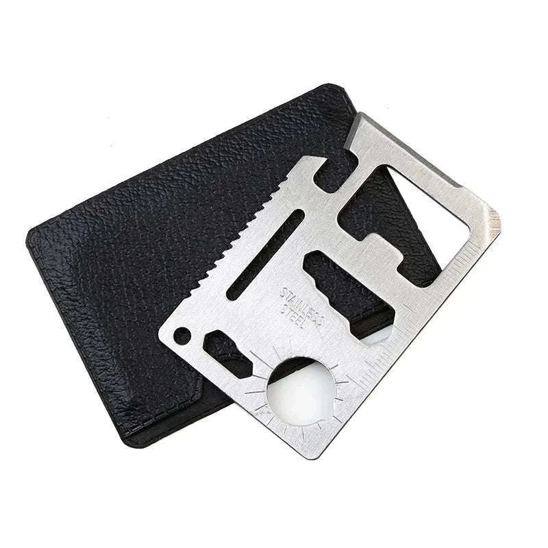 Multifunction EDC Credit Card Knife with Beer Opener-Default Title