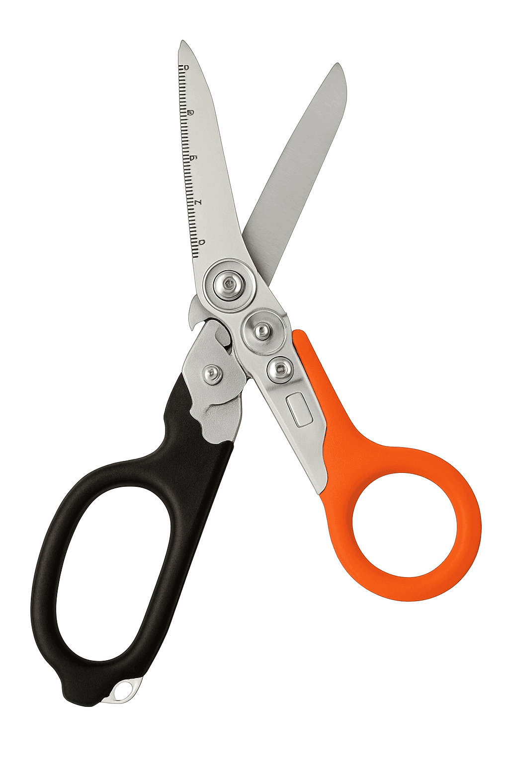 Multifunction Folding Stainless Steel Scissors-balck