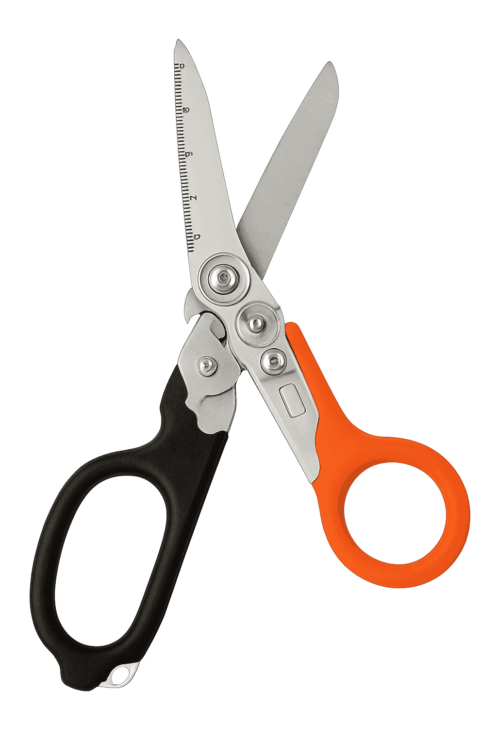 Multifunction Folding Stainless Steel Scissors-balck