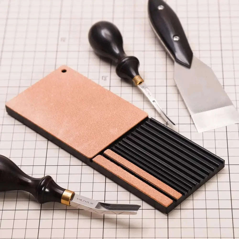 Multifunction Leather Sharpening Strop for Knife & Edge Beveler-Sharpening Strop / United States