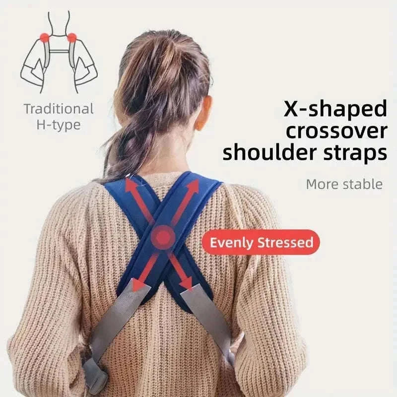 Multifunctional Baby Carrier Sling with 4 Carrying Methods-Black