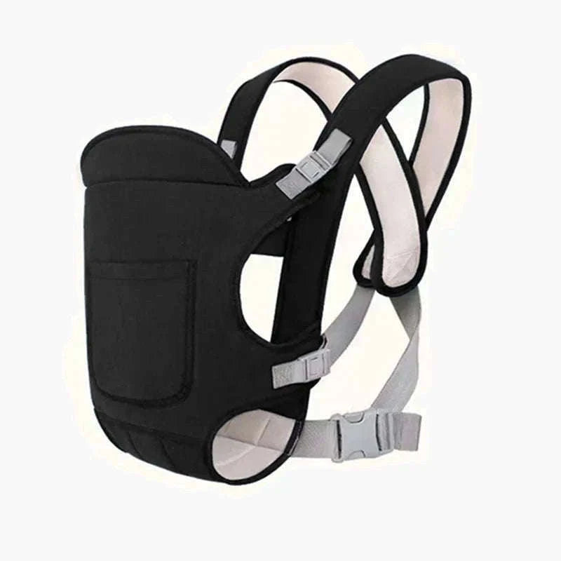 Multifunctional Baby Carrier Sling with 4 Carrying Methods-Black