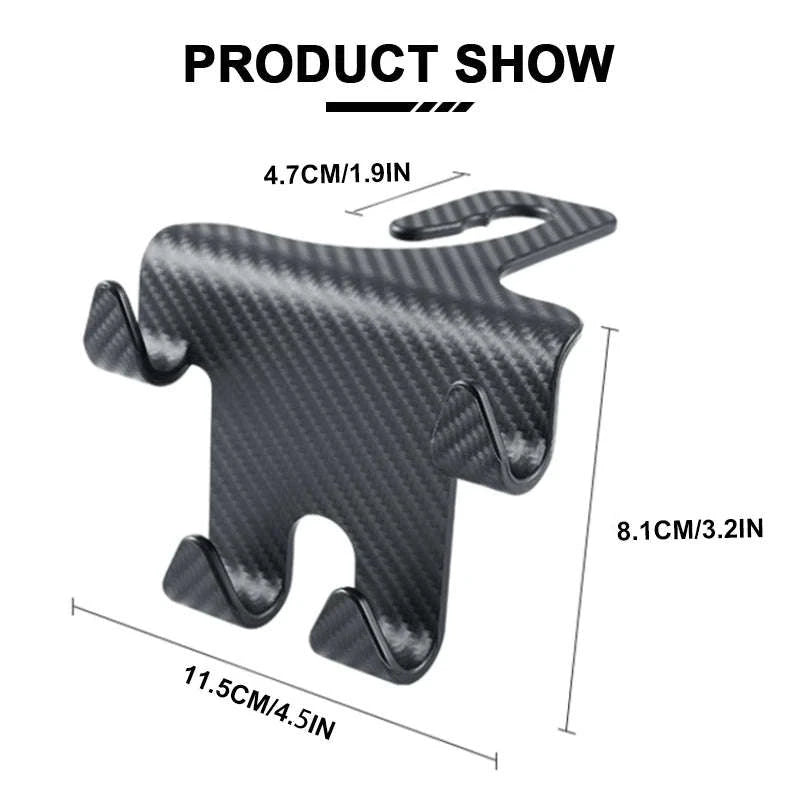 Multifunctional Car Headrest Seat Back Hook-1pc