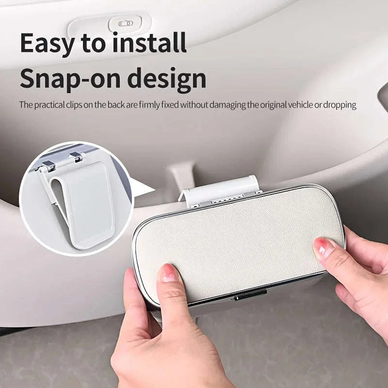 Multifunctional Car Trash Can with Lid Button-Orange