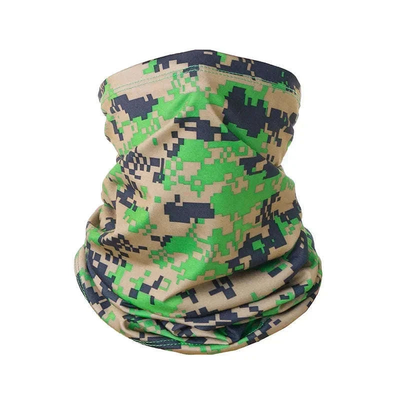 Multifunctional Headwear Bandana Scarf for Cycling and Outdoor Use-F