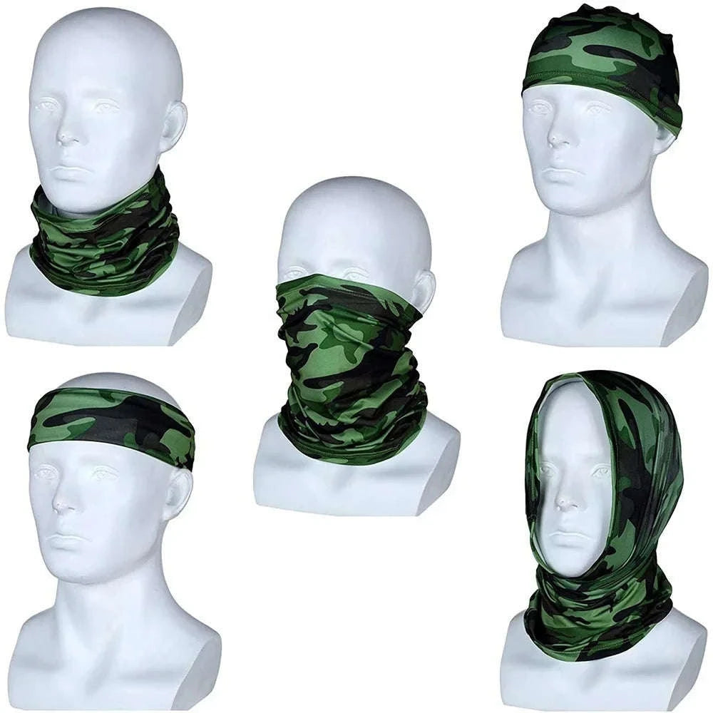Multifunctional Headwear – Versatile Cycling Bandana Scarf-F