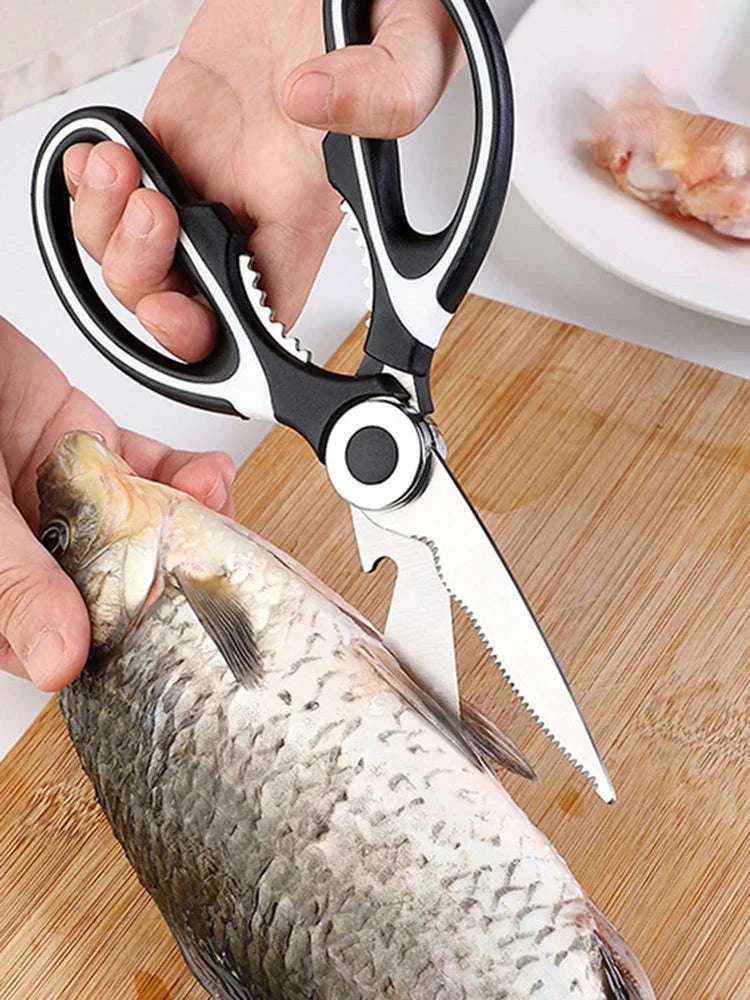 Multifunctional Kitchen Scissors for Faster Food Prep-Stainless stee